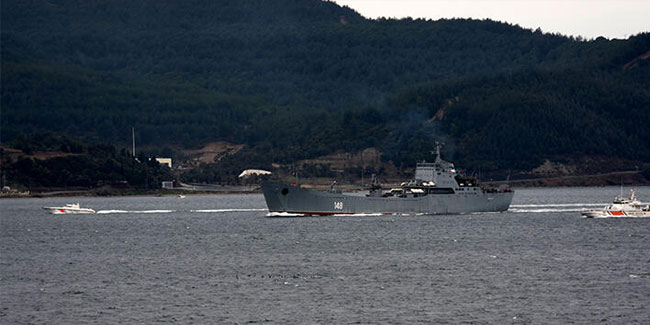 Rus savaş gemisi 'Orsk' Akdeniz'e iniyor!