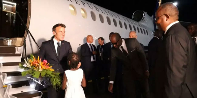 Macron Gine Bissau'da