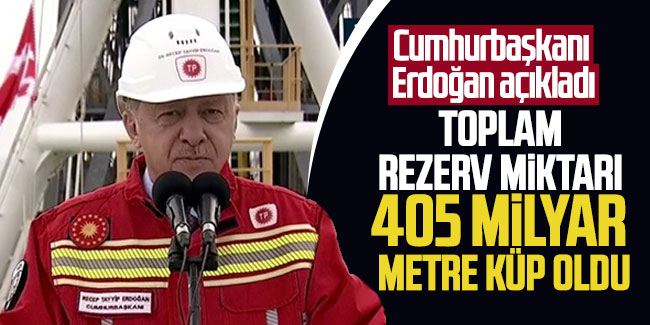 Cumhurbaşkanı Erdoğan Fatih Sondaj gemisinde yeni rezervi açıkladı 