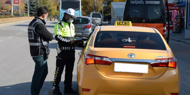 Türkiye genelinde 23 bin personelin katılımıyla taksilere dev denetim