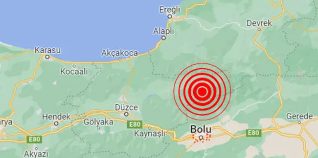 Bolu'da dikkat çeken deprem gerilimi! 
