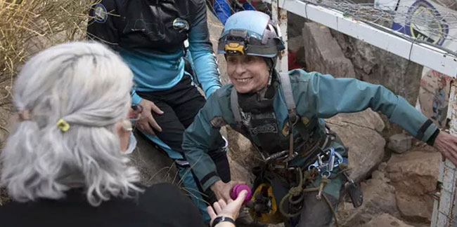 Kadın dağcıdan rekor! 500 gün mağarada yaşadı