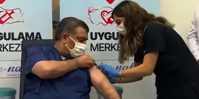 Bakan Koca Turkovac aşısı oldu! Başlama tarihi belli oldu