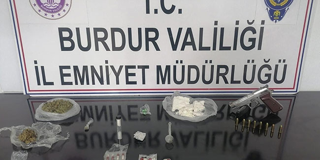 Burdur’da uyuşturucu operasyonu: 1 tutuklama