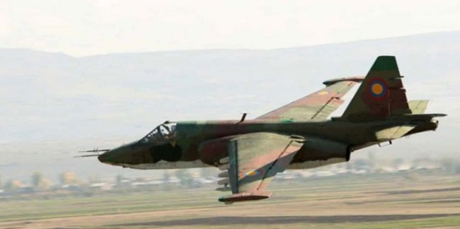 Ermenistan’a ait iki Su-25 savaş uçağı düşürüldü