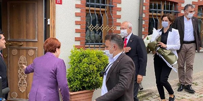 Kılıçdaroğlu ve İmamoğlu'ndan Akşener'e bayram ziyareti