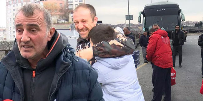 Feribottan kurtulan 26 Türk yolcu İstanbul'a geldi
