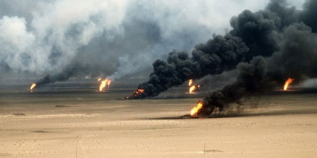 Tarihte bugün: Irak, Kuveyt'teki petrol bölgelerini ateşe verdi