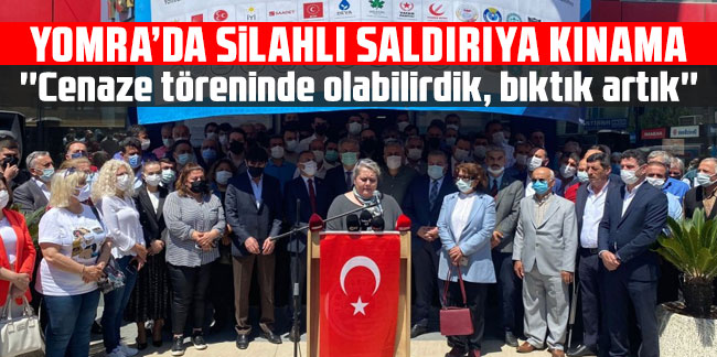 Trabzon Yomra'da silahlı saldırıya kınama! ''Cenaze töreninde olabilirdik, bıktık artık''