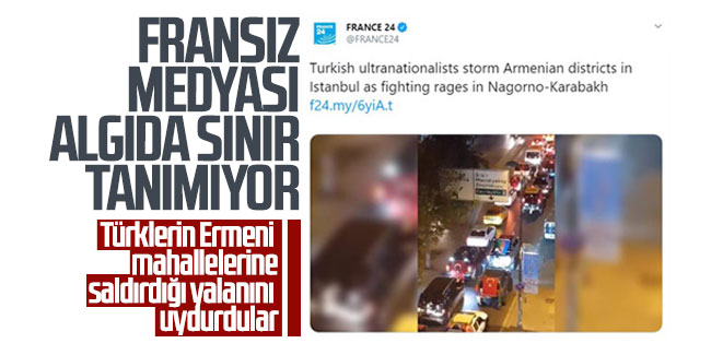 France 24 Türkiye ile ilgili yalan haber paylaştı