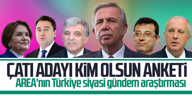 AREA'nın Türkiye siyasi gündem araştırması