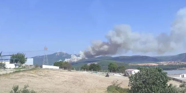 Soma'da farklı noktada ikinci orman yangını! İki mahalle boşaltıldı