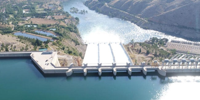 Keban Barajı'nın kapakları 50 gün sonra kapatıldı
