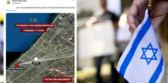İsrail ordusu bir kez daha İslami Cihad’ı suçladı: Radar haritası paylaştı