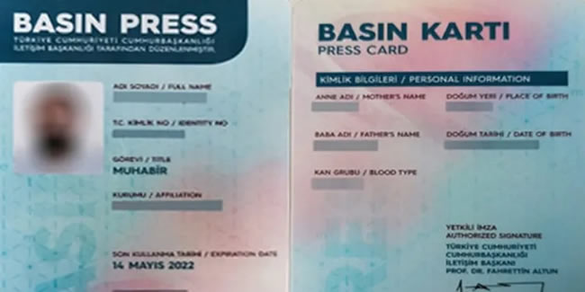 Cumhurbaşkanlığı'ndan basın kartı açıklaması