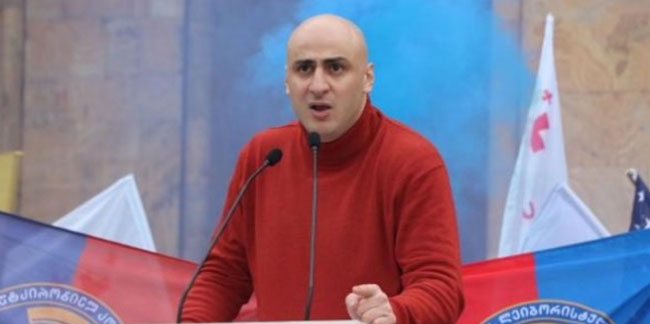 Gürcistan'da ana muhalefet lideri gözaltına alındı
