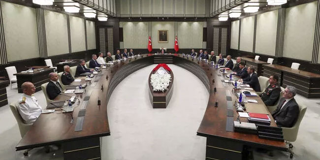 Krtik MGK, Erdoğan başkanlığında toplandı