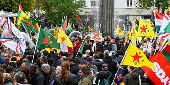Almanya’da PKK yandaşları sokağa indi! 