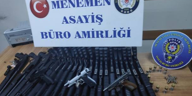 İzmir'de silah kaçakçılığı şüphelisi tutuklandı