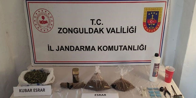 Zonguldak'ta uyuşturucu operasyonu! 2 şüpheli gözaltına alındı
