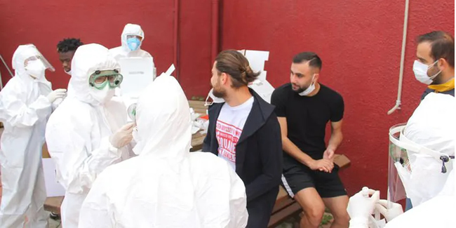 Hatayspor’da futbolculara coronavirüs testi yapıldı