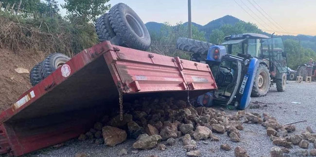 Bolu'da traktör kazası: 2 buçuk yaşındaki Merve öldü