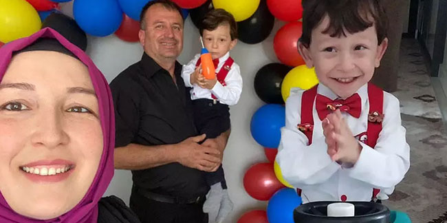 'Mucize bebek' Ömer Özkan, 3'üncü doğum gününü kutladı