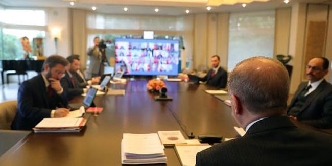 Türkiye'nin merakla beklediği toplantı başladı! Gözler Erdoğan'da