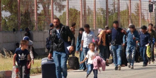 2019'da gönüllü olarak Suriye'ye dönen Suriyeli sayısı açıklandı