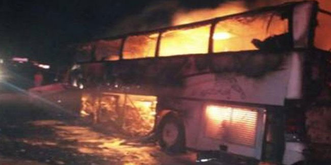 Medine yolcularını taşıyan otobüs kaza yaptı: 35 ölü