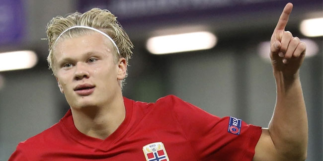 Erling Haaland Norveç milli takımında rekora koşuyor