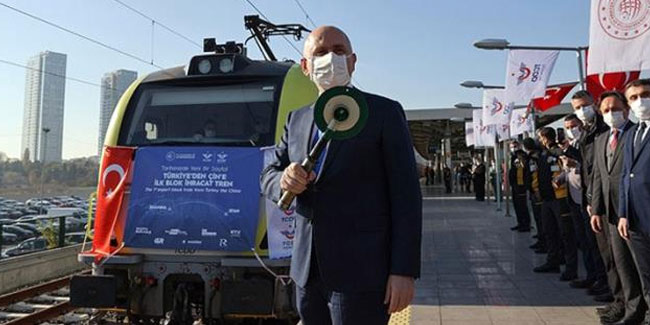 Türkiye'nin ilk ihracat treni Çin'e ulaştı