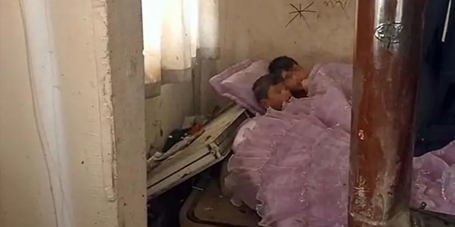 Düzce'de çöp evde bulunan 3 çocuk korumaya alındı