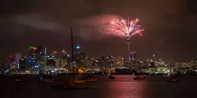 Dünyada yeni yıl coşkusu: Yeni Zelanda 2023'e girdi