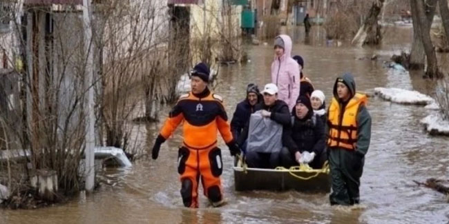 Kazakistan’da sel: 20 bölgede acil durum