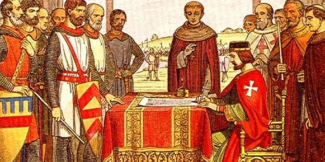 Tarihte bugün (15 Haziran): Bugünkü hukuk sisteminin temeli olarak bilinen Magna Carta sözleşmesi imzalandı