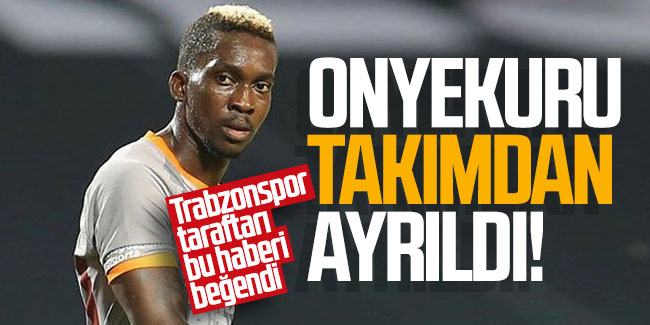 Galatasaray'da Onyekuru takımdan ayrıldı!