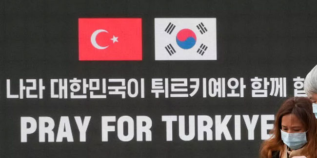 Güney Kore'den Türkiye'ye yeni ekip ve 55 tonluk yardım