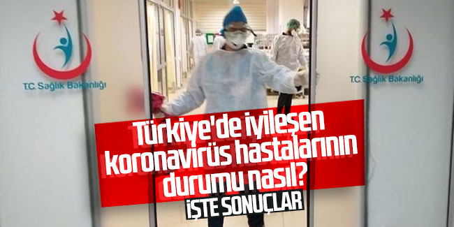 Türkiye'de iyileşen koronavirüs hastalarının durumu nasıl? İşte sonuçlar