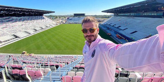 Beckham'ın kulübüne pembe stadyum