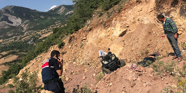 Sivas’ta ATV kazası: 1 ölü, 1 ağır yaralı