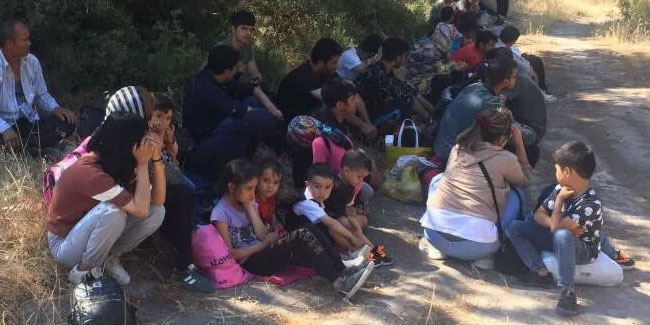 Bir haftada 657 düzensiz göçmen yakalandı
