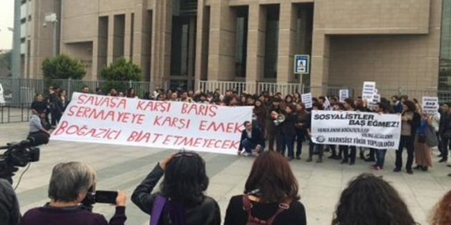 Boğaziçi Üniversitesi öğrencilerine hapis istemi