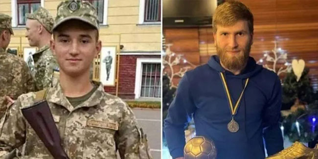 İki Ukraynalı futbolcu Rus saldırısında öldü