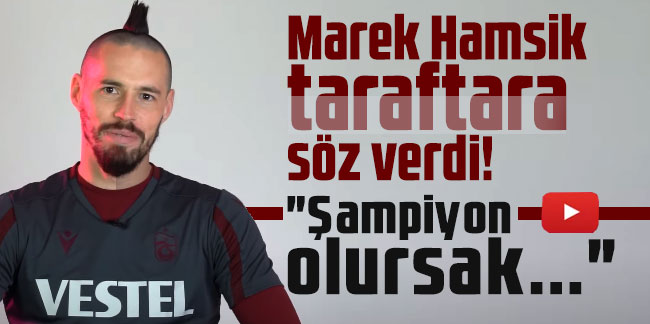 Marek Hamsik taraftara söz verdi! "Şampiyon olursak..."
