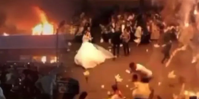 Irak'ta düğünde yangın! En az 113 ölü 150 yaralı