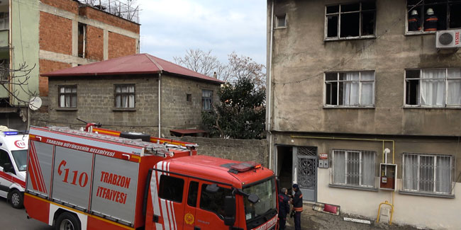 Trabzon'da kor son anda kurtarıldı