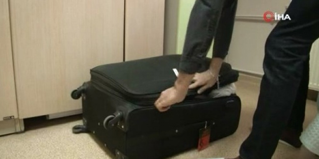 Gözlem altındaki vatandaşlar hastaneden valizlerle ayrıldı