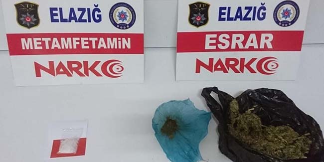 Elazığ'da uyuşturucu operasyonları: 9 tutuklama