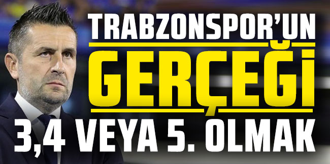 Bjelica: "Trabzonspor'un gerçeği 3, 4 veya 5. olmak"